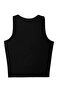 Women's Pickleball Embroidery Detailed Crop Tank Top - 4