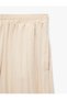 Textured Viscose Fabric Straight Wide Leg Trousers with Pockets - 5