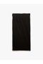 Crepe Scuba Fabric Drape Detailed Midi Length Double Breasted Skirt - 4