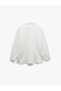 Cotton Linen Blended Long Sleeve Classic Collar Oversize Shirt - 4