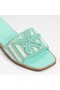 Green Flat Sandals For Women - 5