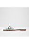 Green Flat Sandals For Women - 3