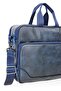 Faux Leather Briefcase and Backpack - 4
