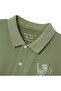 Men's 3D Lion Polo: Slim Fit, Bold Embroidery, Premium Pique - 3