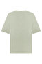Men's Green Cotton Oversize Crew Neck T-Shirt - 2