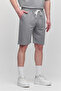 Men's Comfort Fit Gray Shorts & Bermuda - 6
