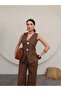 Gold Buttoned Linen Trousers Set - 3