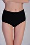 Cotton High Waist Slip 5004 Black 3 Pieces - 3