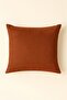 Luna Series Velvet Textured Cushion Cover - Red - 2