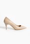 Stylish Beige Vegan Leather High Heels |   Casual Combination, Invitation, Office, Pointed Toe, Young Women - 5