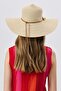 Wide Straw Hat with Shell Detail Y8216 Beige - 3