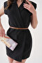 Women's Stylish Thin Faux Leather Minimal Design Brown Belt 7500 - 8