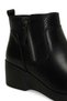 166609 .Z4Pr Women's Black Wedge Heel Boots - 7