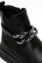 Cusia.F4Pr Black Girl's Biker Boots - 7