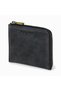 Mark Leather Coin Purse Unisex Mini Wallet Small Size Vintage