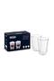 Delonghi Dlsc312 - 2-Piece Latte Macchiato Double Wall Glass