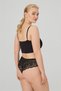 Lace Tulle Detail Plus Size Women's Brazilian 3-Pack Panties - 5