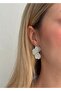 Women's Baja Silver Color Earrings - 6