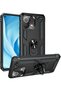 Case for Mi 11 Lite with Ring Magnetic Vega Cover Black + Full Covering Screen Protector