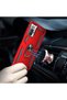 حافظة لهاتف Redmi Note 10 Pro مع حلقة مغناطيسية وغطاء Vega أحمر + واقي شاشة بتغطية كاملة - 3
