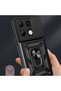 Redmi Note 13 Pro 4g Case with Ring Magnetic Vega Cover Black + Nano Screen Protector - 3