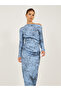 Printed One Shoulder Bodycon Midi Dress - 3