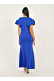 Flower Corsage A-Line Maxi Dress - 5