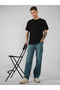 Dennis Lingo Mens Relaxed Fit Mid-Rise Stretchable Cotton Jeans - 5