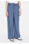 Loose Fit Mid Waist Straight Leg Women's Blue Jean Pants - 4