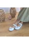 White Shiny Ballerina Shoes Anatomical Non-Slip Sole Girls' Shoes - 6