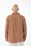 R-6048 Long Sleeve Muslin Shirt with Footed Collar and Back Robe Detail - 5