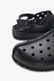 Wasta Black Genuine Leather Women's Sandals - 5