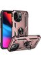 iPhone 13 Pro Case Magnetic Vega Cover with Ring Rose + Full Covering Screen Protector