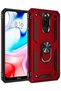 Case for Redmi 8A Case Magnetic Vega Cover with Ring Red + Nano Screen Protector