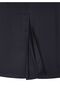 Maxi Length Black Classic Skirt with Back Zipper and Slit - 6