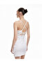 Slim Fit Mini Bbodycon Dress with Cross Strap Back Detail - 3