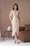 Half Sleeve Evening Dress - 2