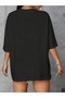 Coffee & Letter Print Loose T-Shirt, Casual Lapel Short Sleeve Top, Women's Clothing - 2