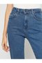 Women's High Waist Blue Mom Jeans Boyfriend Premium Jeans - 2