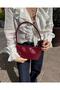 Long Strap Daily Bag Claret Red - 4