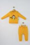 Monkey Embroidered Baby Seasonal Bottom and Top Set - 3