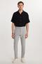 Men's Slim Fit Stretch Side Pocket Ankle Length Canvas Cut Gray Trousers - 4