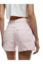 Cotton Five Pocket Mini Tassel Detailed Ripped Denim Shorts - 3