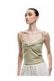 Sleeveless Knot Detail Thin Strap Blouse