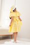 Girl's Summer Off-The-Shoulder Flounce Dress and Hat Set (Ages 2-5) - 3
