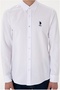 U.S Polo Assn Button Collar Slim Fit Basic Shirt - 4