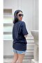 Good Luck T- Shirt - Smoke Printed Oversize T-Shirt - 4