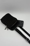 Women's Set of Two Two-Eye Phone Bag and Makeup Bag Set of Two Black - 4