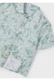 Boy's Tropical Pattern Shirt - 4