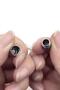 Screwed Silver Color 5 Pairs Shoe Lace Tips - 4